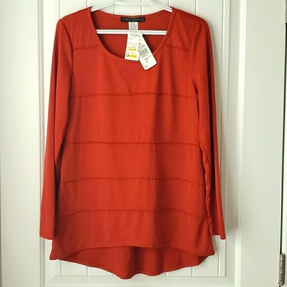 Coco Bianco womans shirt, NWT,  medium - Picture 1 of 3